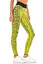 view 2 of 4 Ultra High Python Legging in Neon Yellow