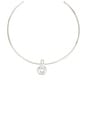 view 3 of 3 Infinity Choker in Silver