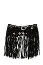 view 1 of 2 Fringe Studded Belt in Black