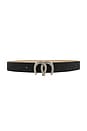 view 1 of 3 CEINTURE HORSESHOE in Black & Silver