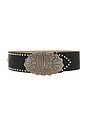 view 1 of 3 Oversized Buckle Belt in Black