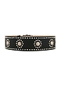 view 2 of 3 Oversized Buckle Belt in Black