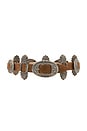 view 1 of 3 Concho Buckle Belt in Brown