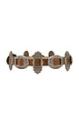 view 2 of 3 Concho Buckle Belt in Brown