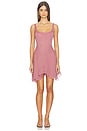 view 1 of 3 VESTIDO SHEER HONEYMOON MINI in Mauve