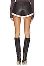 view 4 of 6 Faux Shearling Leather Short in Vintage Brown
