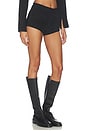 view 2 of 6 x REVOLVE Stretch Suede Short in Black