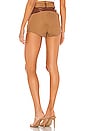 view 3 of 4 X REVOLVE Bandit Leather Combo Short in Tan