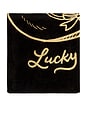 view 2 of 4 Lucky Beach Towel in Black