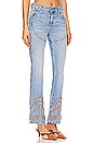 view 2 of 5 Western Stretch Jeans in Cowboy Tears Blue