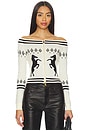 view 1 of 4 x REVOLVE Horse Girl Cardigan in Black & White