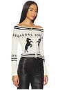 view 2 of 4 x REVOLVE Horse Girl Cardigan in Black & White