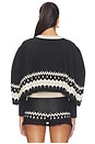 view 4 of 4 CÁRDIGAN NORDIC OUTLAW  in Angora & Black