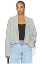 view 2 of 4 Cropped Rodeo Robe in Silver