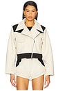 view 2 of 5 x REVOLVE Love Story Jacket in Black & Cream
