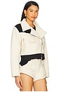 view 3 of 5 x REVOLVE Love Story Jacket in Black & Cream