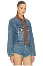 view 3 of 6 CHAQUETA HORSEY in Vintage Blue Denim