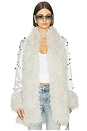 view 1 of 5 Heart Charm Coat in Silver