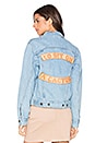 view 1 of 6 Go Sit on a Cactus Denim Jacket in Sky Blue