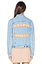view 4 of 6 Go Sit on a Cactus Denim Jacket in Sky Blue