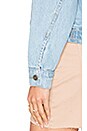 view 6 of 6 Go Sit on a Cactus Denim Jacket in Sky Blue