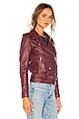 view 2 of 4 Lightweight Easy Rider Jacket in Burgundy