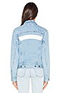 view 5 of 7 x REVOLVE Best Bitches Denim Jacket in Sky Blue in Sky Blue & White Leather