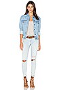view 6 of 7 x REVOLVE Best Bitches Denim Jacket in Sky Blue in Sky Blue & White Leather