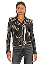 view 2 of 5 Western Dome Studded Jacket in Black