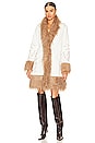 view 2 of 6 Daredevil Coat in Sea Salt & Tan