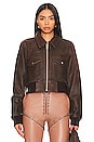 view 2 of 5 Spirit Bomber Jacket in Brown