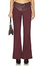 view 1 of 6 Sonny Suede Pant in Chocolate
