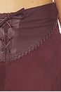 view 6 of 6 Sonny Suede Pant in Chocolate