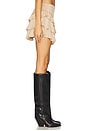 view 3 of 6 Frill Mini Skirt in Beige
