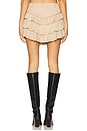 view 4 of 6 Frill Mini Skirt in Beige