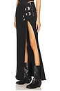 view 3 of 6 Western Maxi Skirt in Grey