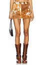 view 1 of 6 x REVOLVE Cowhide Skirt in Cow Pony Hair
