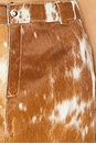 view 6 of 6 x REVOLVE Cowhide Skirt in Cow Pony Hair