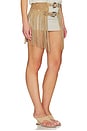 view 2 of 6 Dallas Fringe Chapskirt in Honey