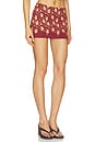 view 2 of 6 x REVOLVE Beaded Paisley Mini Skirt in Red