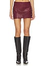 view 1 of 6 FALDA CONCHO LEATHER  in Maroon Banner