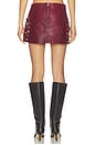 view 5 of 6 FALDA CONCHO LEATHER  in Maroon Banner
