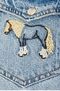 view 6 of 6 Horsey Shirt in Light Blue