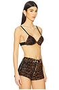 view 2 of 4 x REVOLVE Leather Bralette in Leopard