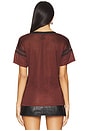 view 3 of 4 Legend T Shirt in Burgundy