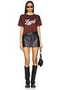 view 4 of 4 Legend T Shirt in Burgundy
