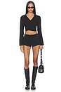 view 3 of 3 x REVOLVE Long Sleeve Wrap Top in Black