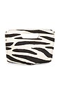 view 1 of 4 ESTUCHE LIAR ZEBRA in Cream & Black