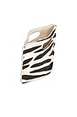 view 4 of 4 ESTUCHE LIAR ZEBRA in Cream & Black