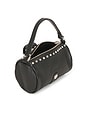 view 5 of 4 Mini Buckle Handbag in Black